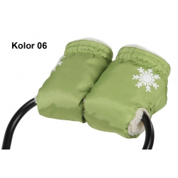 Uniwersalne wełniane mufki na dłonie do wózka i sanek